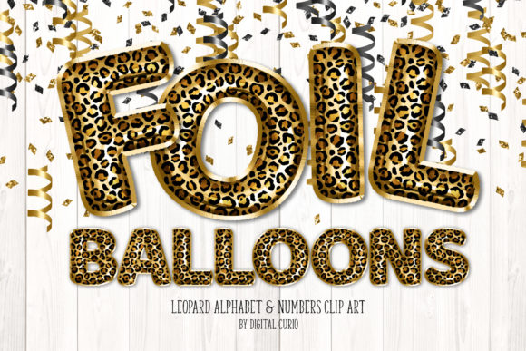 Download Leopard Foil Balloon Alphabet Clipart - Clipart Collection