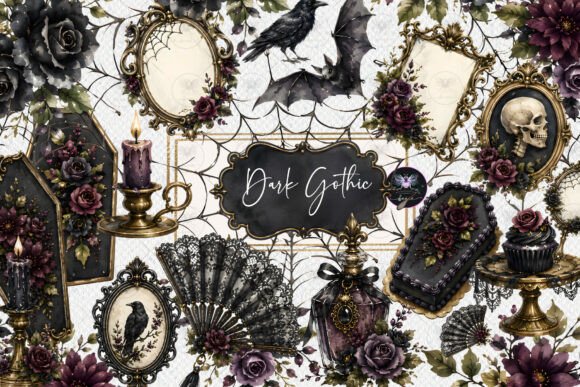 Download Dark Gothic Halloween Clipart - Clipart Collection