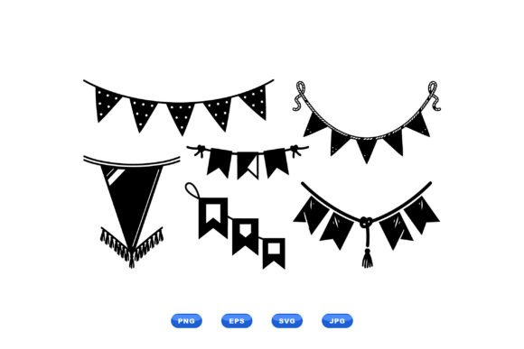 Download Festive Bunting Clipart Pack - Clipart Collection