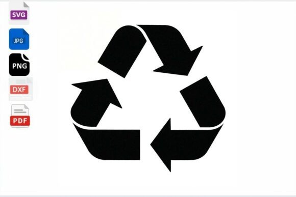 Download Recycle Symbol SVG Clipart Eco Friendly - Clipart Collection