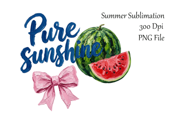 Download Summer Impasto Clipart with Pink Bow PNG - Clipart Collection