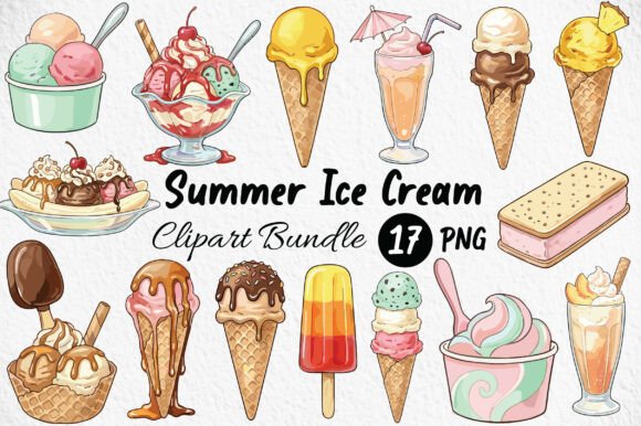Download Summer Ice Cream Clipart - Clipart Collection