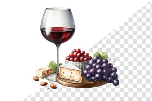 Download Glass of Wine Watercolor Clipart - Clipart Collection