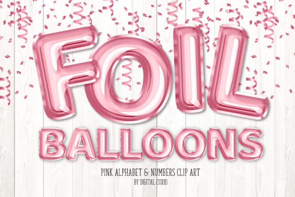 Download Pink Foil Balloon Alphabet Clipart - Clipart Collection