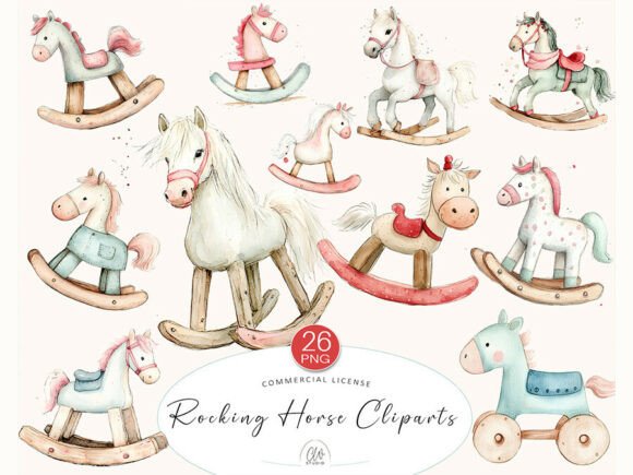 Download Rocking Horse Cliparts PNG - Clipart Collection