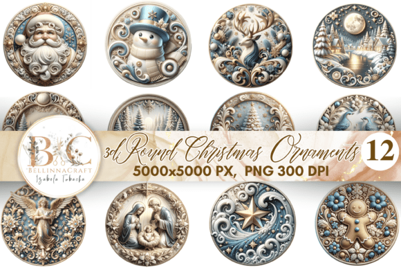 Download 3D Christmas Ornament Clipart Bundle PNG - Clipart Collection